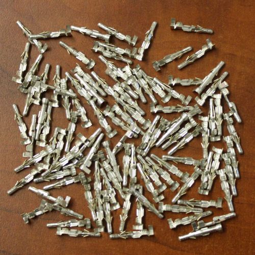 Molex .093&#034; Male Connector Pins - Lot of 100 - 02-09-2103 - AVK-MX1026