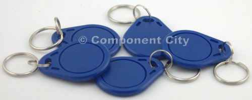 5x rfid passive key fob tag 13.56mh mifare 1k s50 iso1443a access tracking for sale