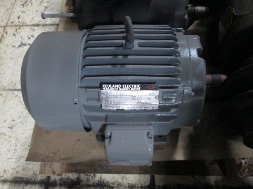 Reuland Electric Permanent Magnet Motor 0030C-1AAN-0199 3HP 1800RPM Used