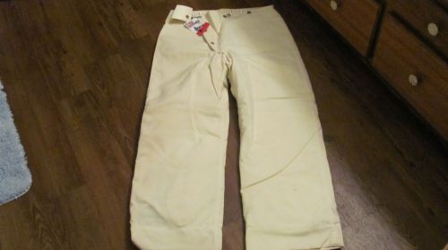 New 34X30 Tan Pants Firefighter Turnout Fire Gear &#034;GLOBE&#034;. Nice!!!