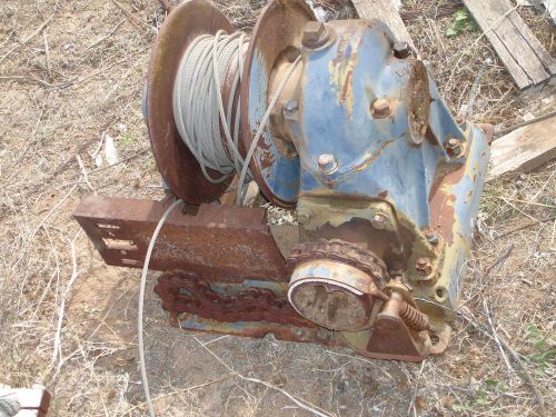 “Heavy Duty” Industrial Grade Dark Blue Winch – No Motor Included