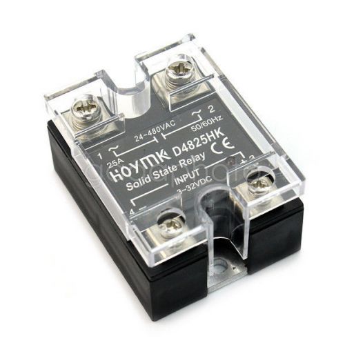 1pc brand new high quality ssr solid state relay dc3-32v control ac24-480v 25a for sale