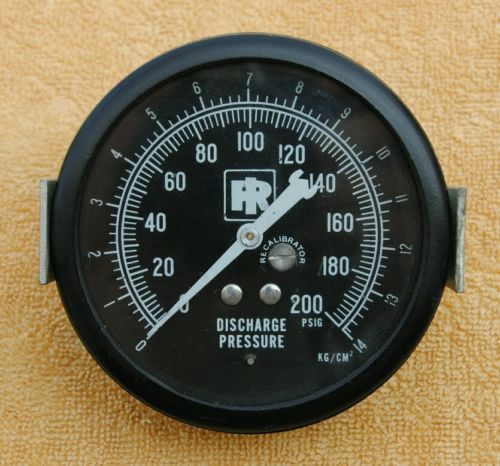 Ingersoll rand pressure gauge 0-200 psi nos for sale