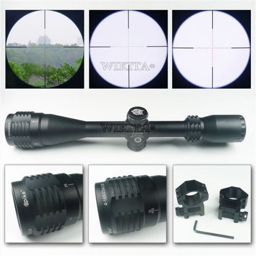 10 level red green laser 4-16x40 sniper reflex cross 16x zoom scopes 20mm for sale