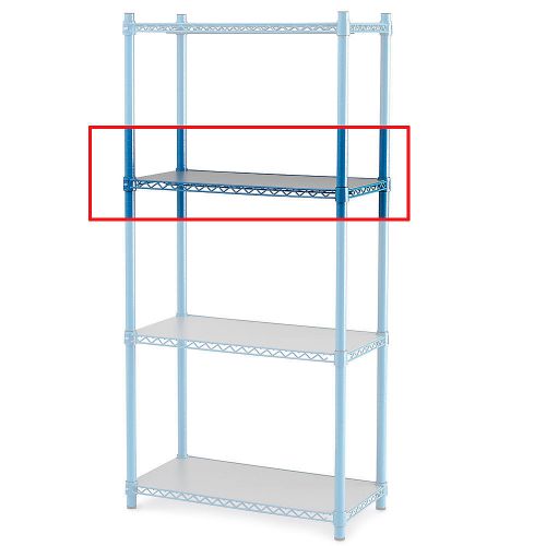 Relius elite extra shelf for high-capacity wire shelving - 48x18&#034; - blue for sale