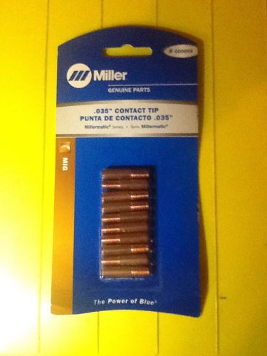 Miller .035&#034; MIG Contact Tips for all M-Series Guns 000068 (10 Per Pack)