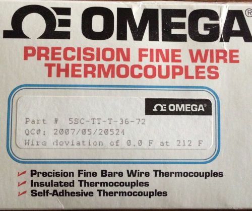 OMEGA Precision Fine Wire Thermocouples 5SC-TT-T-36-72 *NEW*