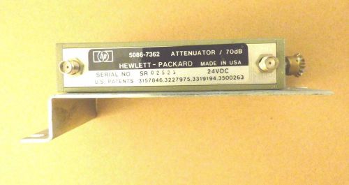HP  5086-7362 Attenuator 70 dB Hewlett Packard 24 DC / Warranty
