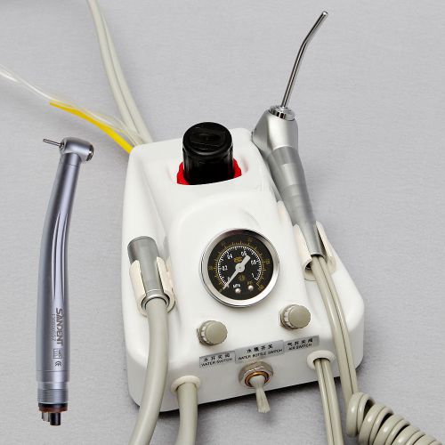 Dental portable air turbine unit for compressor 4 hole + high speed handpiece for sale