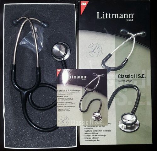 3M Littmann Classic II S.E. Stethoscope Black Edition