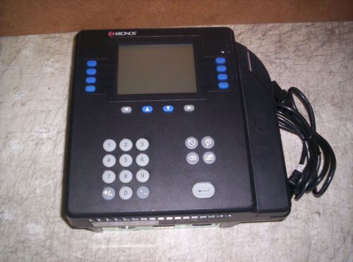 Kronos 4500 digital time clock with memory, flash and ps guaranteed 8602800-501 for sale