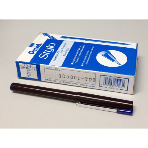 Pentel JM20 Tradio Stylo Fountain Pen Bulk Pack (12pcs) - Blue Ink