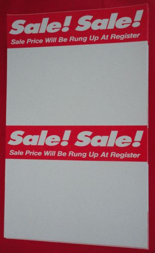 260 SALE Flyer Sheets * Perfect for Garage Sales and Sale Items * NEW