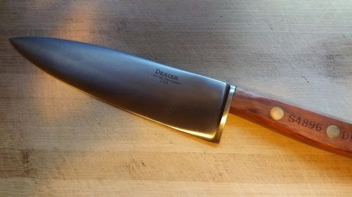 6-inch chef&#039;s knife. connoisseur by dexter russell. rosewood handle. #s4896.rare for sale