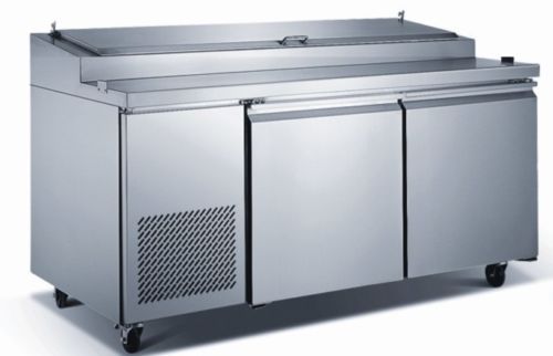 New rw pizza prep table two solid door refrigerator rw-picl2 for sale