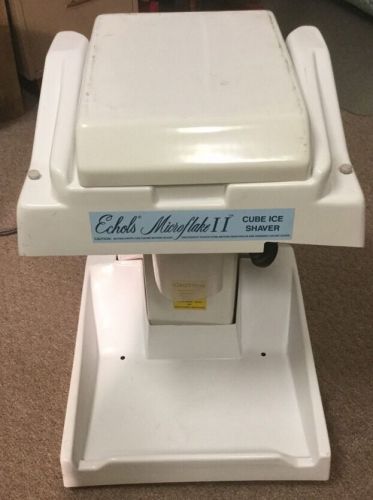 Echols Microflake Ii Cube Ice Shaver Industrial Commercial 702