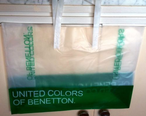 3 United Colors of Benetton Shopping Bags - plastic
