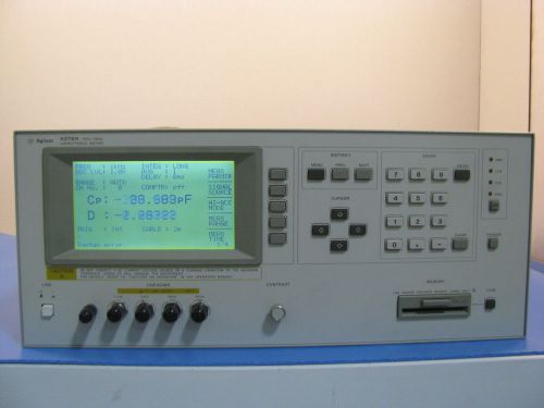 Agilent 4278a 1khz/1mhz capacitance meter - 90 day warranty for sale