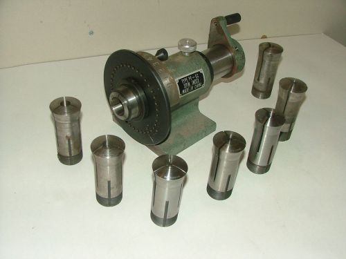 5C Collet indexing spin fixture with misc. 5c Collets