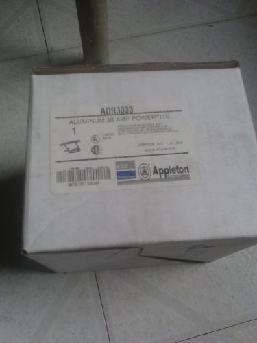 Appleton Aluminum 30 Amp Powertite ADR3033