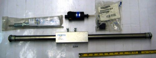 (2264) lot of 4 festo linear actuator dgo-3/4-18-ppv-ab for sale