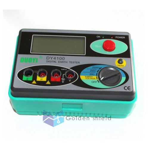 Brand NEW DY4100 Digital Earth Ground Resistance Tester Meter High-Performance