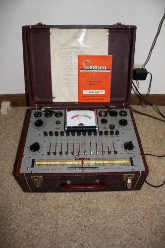 Simpson 1000 Plate Conductance Tube Tester