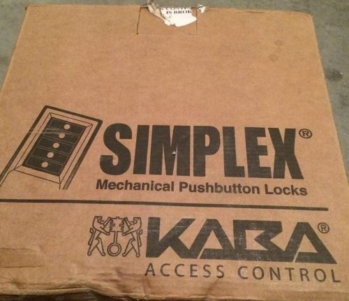 Kaba: Simplex 1000 Series - Knob Security Door Lock Satin Chrome