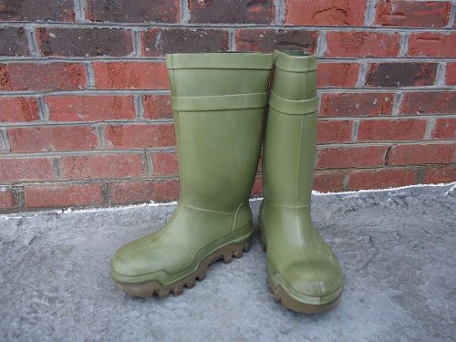Dunlop Purofort Thermo  full safety Green Boots   SZ  US  9