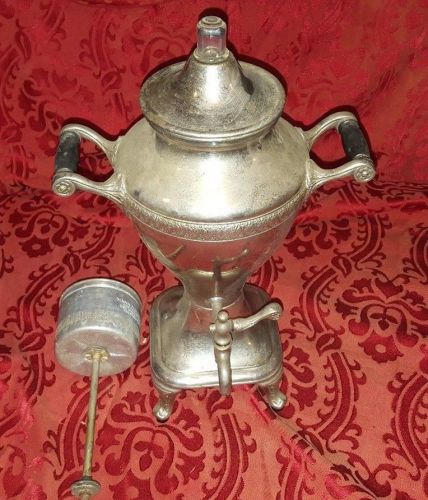 Vintage  Manning Bowman Means Best Electric Percolator Coffee Pot Pat. 11-10-25