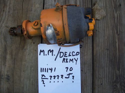 Minneapolis Moline U Delco Remy Complete Distributor Tractor Stationary Engine