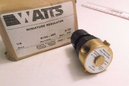 Watts part #r164-02c miniature regulator 1/4&#034;, 125psi - prepaid shipping for sale
