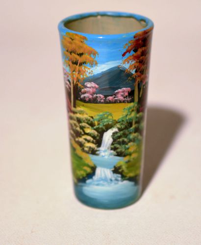 Hand Painted Art Collectible Shooter Shot Glass