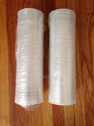 2 rolls high quality hand stretch film stretch wrap rolls 15x 1000 feet 70 gauge for sale