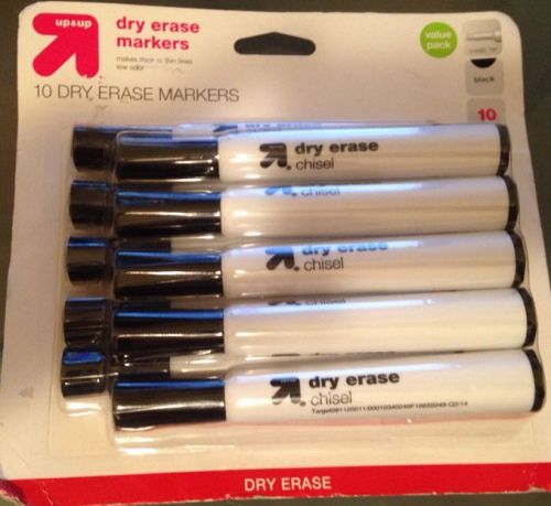 (10) Dry Erase Markers Value Pack Chisel Tip Thick/thin Lines Target Brand