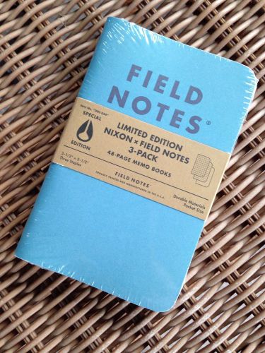 Limited Edition Nixon Field Notes Sealed Pack