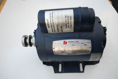 Lesson Electric Motor  1/3 HP  RPM 1650 /1350  1 PH  115 V  FEDERAL APD