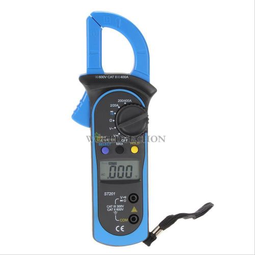 Portable AC DC Voltage LCD Digital Clamp Multimeter Electronic Tester Meter #W