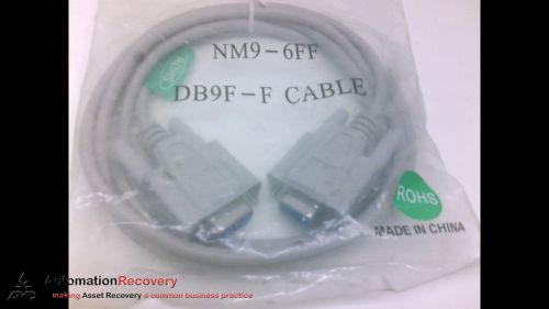 NULL MODEM CABLES NM9-6FF HMI CABLE, 6FT, 9PIN,, NEW*