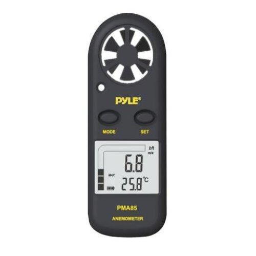 New Pyle Digital Anemometer - Air Velocity Wind Measuring &amp; Temperature PMA85