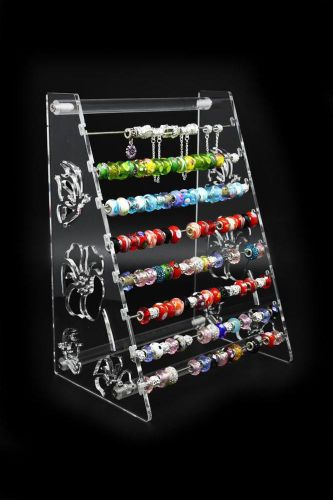 2 pieces Acrylic 2-way Display rack pandora charms beads bangle jewellery Stand