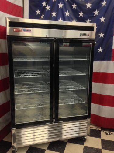 2 door glass merchandiser freezer brand new for sale