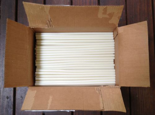120 off white glue sticks / hot melt sticks 15&#034; x 0.5&#034; sticks for sale