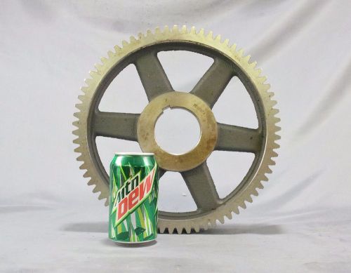 HUGE SPUR GEAR 23 POUNDS HEAVY BIG LARGE STEAMPUNK ALTERED ART INDUSTRIAL STEEL