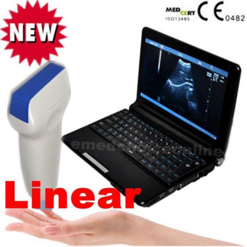 &#034;10.1&#034;digital laptop ultrasound scanner f men+linear probe+2015 3d station+3 y w for sale
