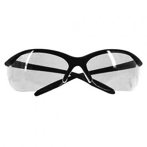 Howard leight r-01535 vapor ii eyewear black frame/clear lenses anti-fog for sale