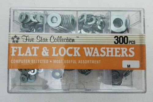 Lock Washers And Flat Washers 300 Pieces Sealed New