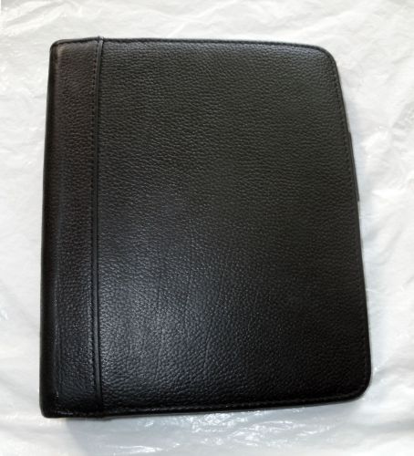 Vintage Compact Ring Black Pebble Leather FRANKLIN Quest Planner Binder Canada