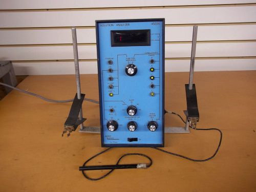 Vintage Collectible Amber Science 4503A Solution Analyzer;Used;Powers On;As Is