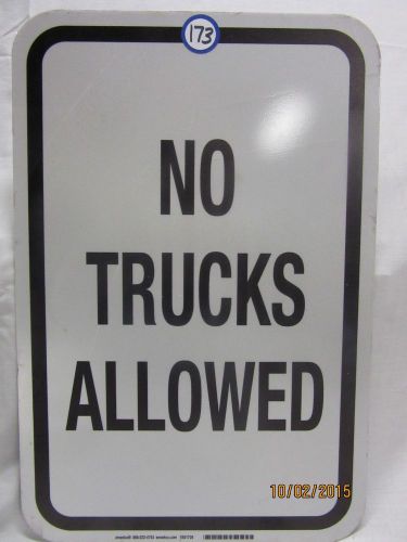 No trucks allowed metal sign bar man cave garage our#173 for sale